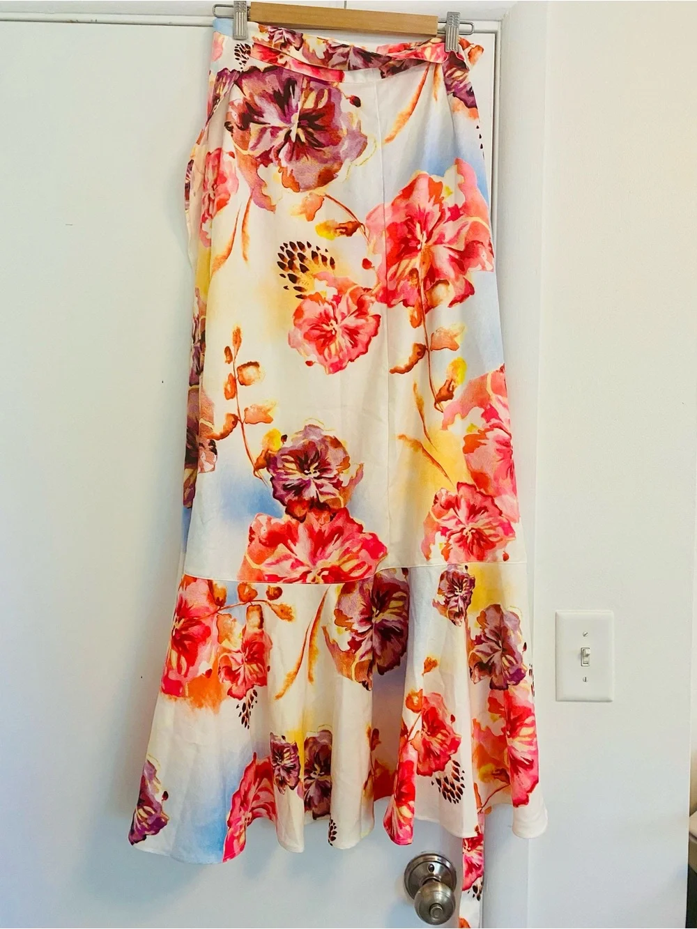 NWT Agua Bendita Floral Skirt Set - Pink, Orange, Yellow - Picture 7 of 11